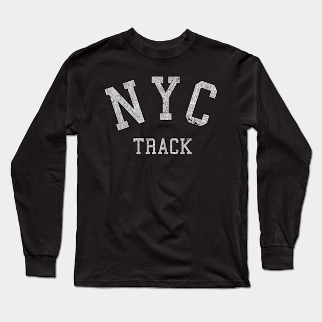 NYC Track Vintage Long Sleeve T-Shirt by Flippin' Sweet Gear